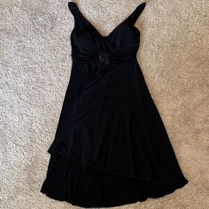 Enfocus Studio Black High Low Dress